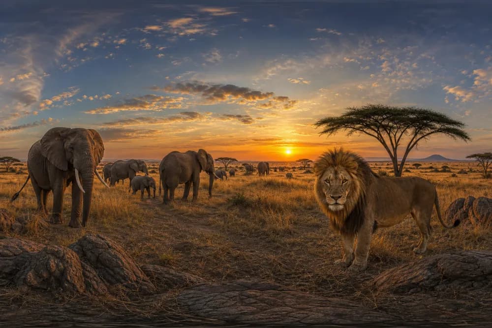 African Safari — immersive 360° world