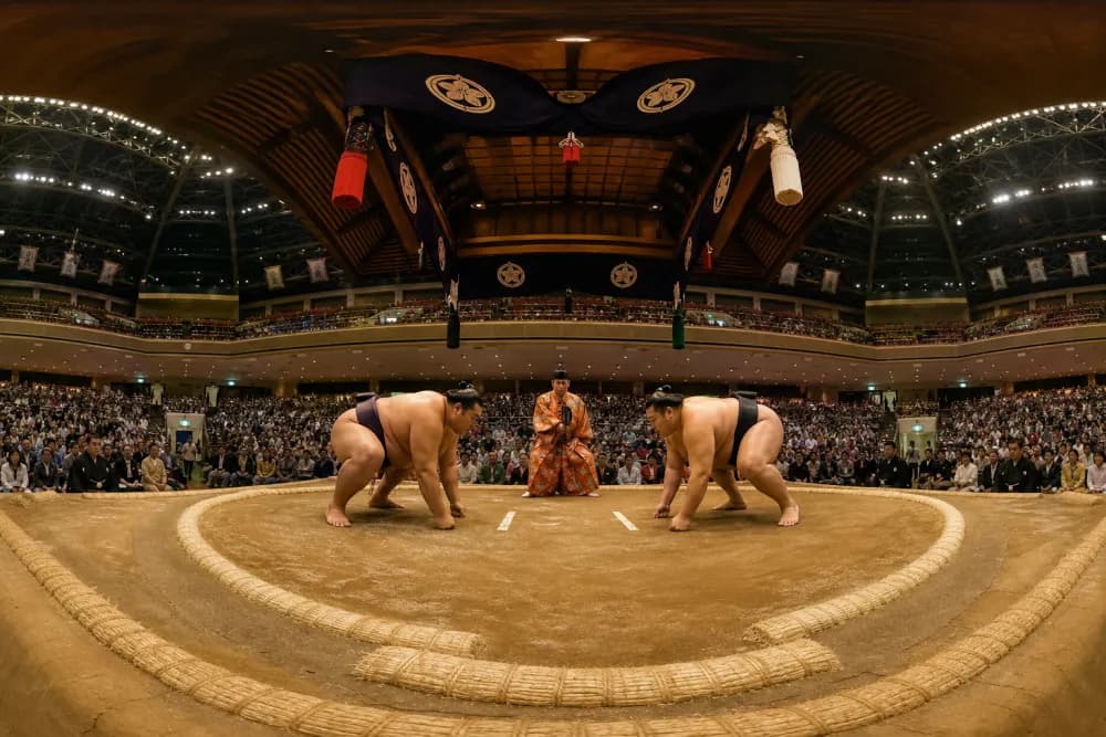 Japanese Sumo — Step ringside for the ancient sport and spectacle of sumo.