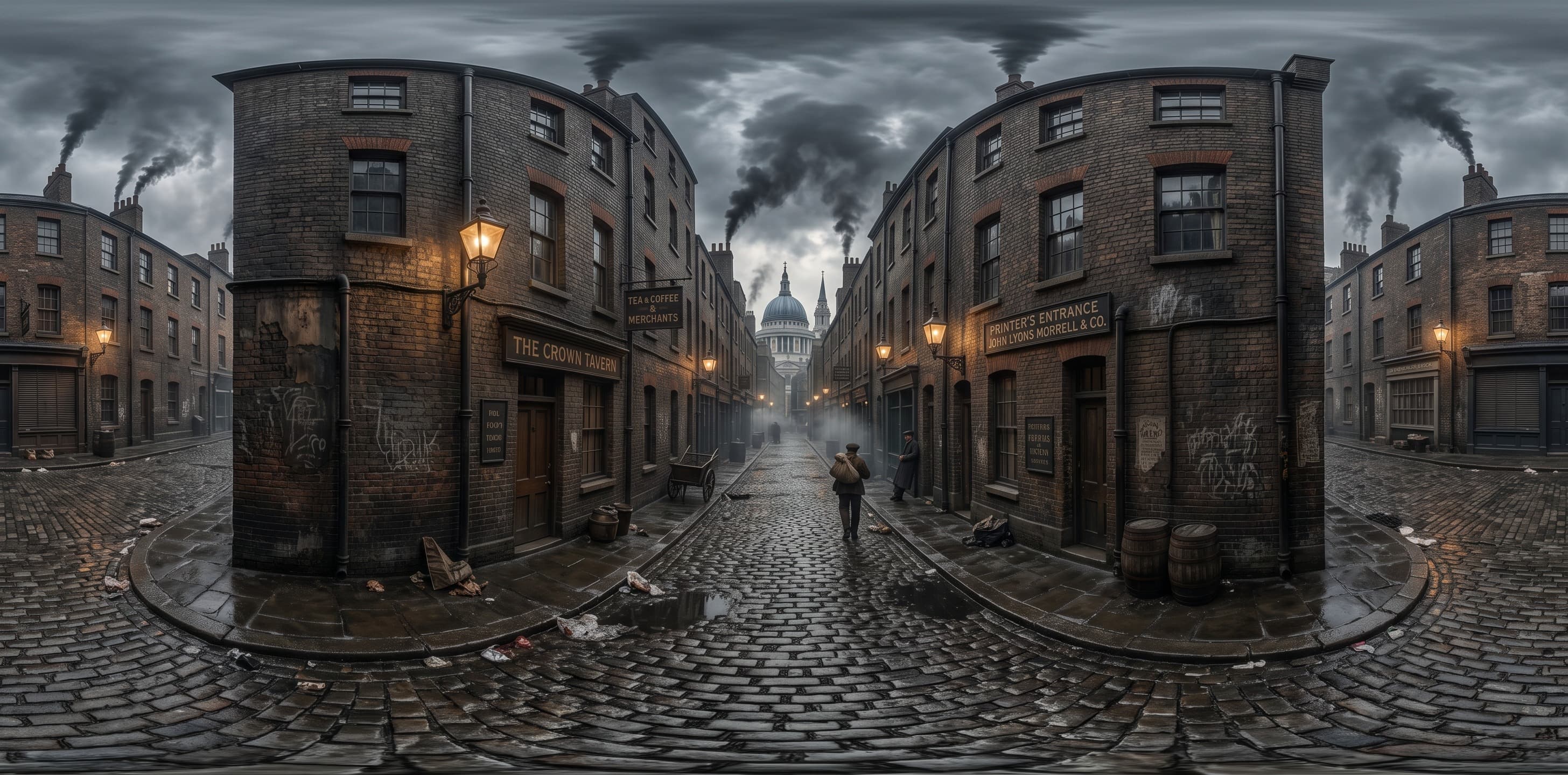 Ye Olde London — Walk the old streets of London beneath the dome of St Paul’s.